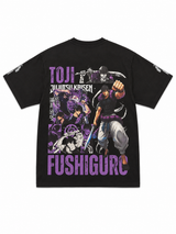 Toji Fushiguro Black Heavy Weight Oversized TEE