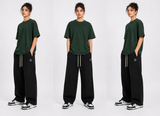 305GSM Blank Heavy Weight Oversized Dark Green TEE