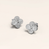 Sterling Silver Clover Earrings
