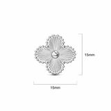 Sterling Silver Clover Earrings