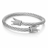 Sterling Silver Crown Bracelet