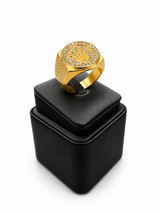 18K Gold Diamond Crown Ring