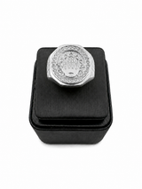 Sterling Silver Diamond Crown Ring