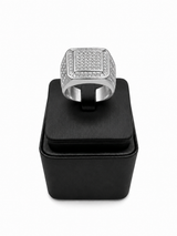 Sterling Silver Diamond ICEEX Ring