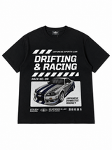 R34 Skyline Black Heavy Weight Oversized TEE