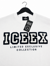White 8 Ball Heavy Weight Oversized TEE