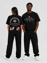Ace Of Spades Black Heavy Weight Oversized TEE
