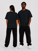 305GSM Blank Plain Heavy Weight Oversized Black TEE