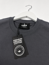 305GSM Blank Heavy Weight Oversized Carbon Grey TEE