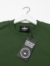 305GSM Blank Heavy Weight Oversized Dark Green TEE