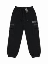 Black Cargo Tech Pants
