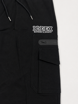 Black Cargo Tech Pants