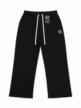 Heavy Weight Embroidered Sweat Baggy Pants