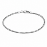 2mm Sterling Silver Cuban Link Bracelet