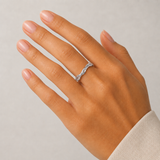 Woman's Sterling Silver Spiral Adjustable Ring