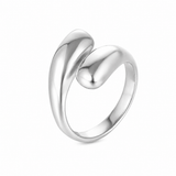 Woman's Sterling Silver Opposite Attraction ring