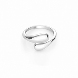 Woman's Sterling Silver Opposite Attraction ring
