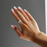 Woman's Sterling Silver Adjustable royal Ring