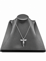 Sterling Silver Angel Pendant Chain Necklace