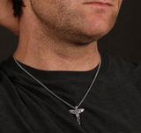 Sterling Silver Angel Pendant Chain Necklace