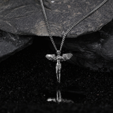 Sterling Silver Angel Pendant Chain Necklace