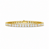 18k Gold 4mm Moissanite Tennis Bracelet