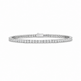 Sterling Silver 3mm Moissanite Tennis Bracelet