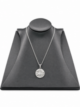 Sterling Silver 3D Medusa Pendant Chain Necklace