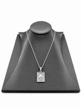 Sterling Silver Ace Card Pendant Chain Necklace