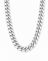 12mm Sterling Silver Cuban Link Chain