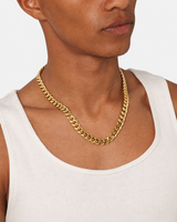 10mm 18K Gold Cuban Link Chain