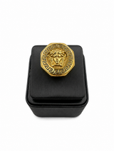 18K Gold Medusa Royal Ring