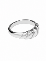 Woman's Sterling Silver Rope Band Ring
