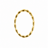 Woman's 18K Gold 1mm Band Ring