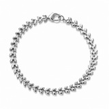Sterling Silver Ocean Scale Bracelet