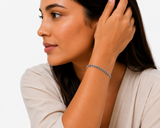 Sterling Silver Ocean Scale Bracelet