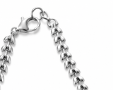 Sterling Silver Ocean Scale Bracelet