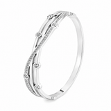 Sterling Silver Diamond Elegant Bracelet