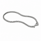 3mm Sterling Silver Wheat Bracelet
