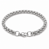 Sterling Silver Twirl Link Bracelet