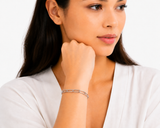 Sterling Silver Paper Clip Bracelet