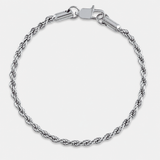 3mm Sterling Silver Rope Bracelet
