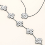 Sterling Silver Clover Set