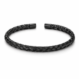 Black Titanium Cuff Bracelet