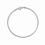 2mm Sterling Silver Snake Bracelet