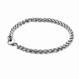 5mm Sterling Silver Wheat Bracelet