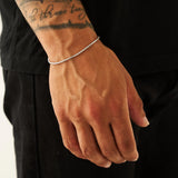 2mm Sterling Silver Snake Bracelet