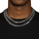 12mm Sterling Silver Cuban Link Chain