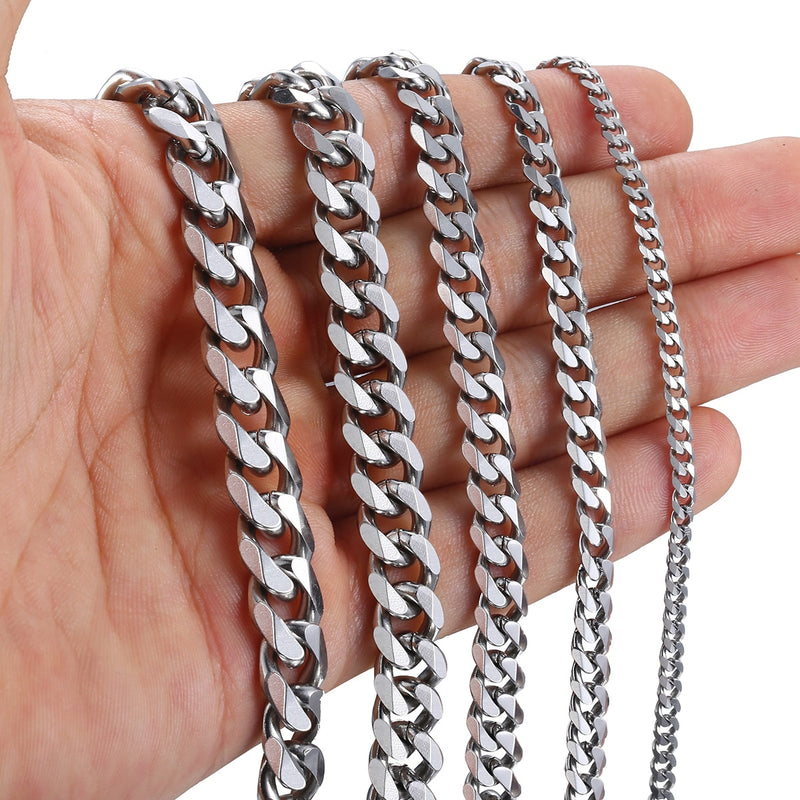 Sterling Silver Cuban Link Chain