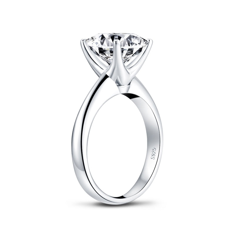 18k White Gold 3ct Diamond Engagement Statement Ring